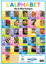 POSTER ABECEDAIRE "L'ALPHABET DE LA MARTINIQUE"