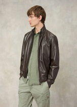 BLAUER BOMBER PELLE