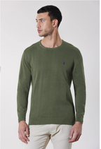 U.S.POLO MAGLIA GIROCOLLO COTONE