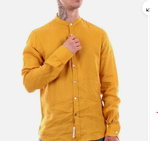CAMICIA COREANA UOMO IN LINO