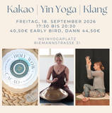 Kakao | Yin Yoga | Klang am 18. September