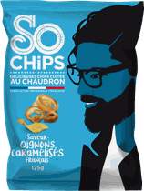 CHIPS OIGNONS CARAMELISÉ 125g