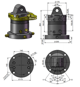 AVS Rotator mit Drehdurchführung ARG 50-2DD