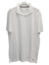 -40% Perofil T-Shirt Girocollo in Filo di Scozia Piquet Bianco