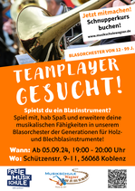 Generationen - Blasorchester (12-99 J.) in Koblenz, Schützenstr. 9-11 // 31.10.24 bis 21.11.24 // Donnerstags 19.00 - 19.45 Uhr bei Yoorina Bae
