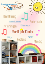 Musikkindergarten in Mendig, Robert-Bosch-Straße 5 // 29.08.2025 bis 19.09.2025 // Freitags 16.10-16.40 Uhr bei Oksana Schröder