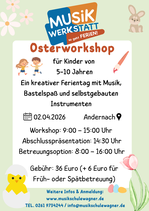 Osterworkshop in Andernach // Donnerstag 02.04.26, 9-15 Uhr
