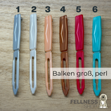 große Balken-Spange, Farbe perl