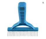 Untangler Groom Rake mit extra langen Pins, Farbe: blau