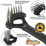 Untangler Mini V-Rake, lange Pins, Farbe: transparent