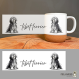 Tasse mit Korkboden | Hunde Grafik & Schriftzug Tibet Terrier