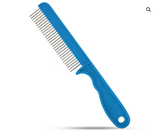Untangler Kamm mit Griff, fein, Farbe: blau