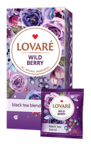 LOVARE TEE - WILDBEEREN SCHWARZTEE 24*2g Teebeutel