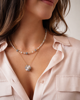 MERKABA - Pierre de lune & Labradorite