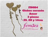 FD-084 GLOBOS CORAZON