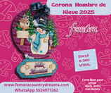 CORONA HOMBRE DE NIEVE 2025