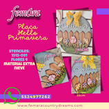 PLACA HELLO PRIMAVERA
