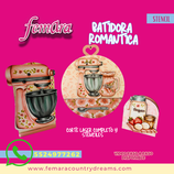 BATIDORA ROMANTICA JUEGO DE COCINA