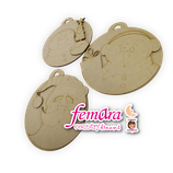 ESFERAS SANTA PINGUINO Y GALLETA