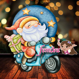 SANTA EN MOTO