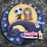 PLACA JACK Y SALLY