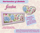 HORTENSIAS Y LIBELULAS