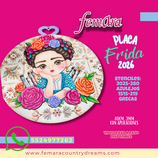 PLACA FRIDA 2026
