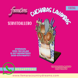 CUCHARAS LAVANDAS SERVITOALLERO