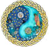 Wandbild Yin & Yang