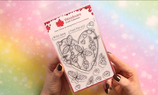 Woodware Butterfly Heart Clear Stamps FRS965 Transparente Stempel für Bastel- und Papierprojekte