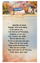 Studio Light – Stempel – Charming Autumn Clear Stamps Leaves at Play - SL-CA-STAMP872