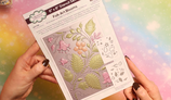Creative Expressions Companion Colouring Stencil Folk Art Blooms CEST156 Schablonen-Set