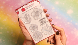 Woodware Singles Blooms For Birds Flower Heads Clear Stamps JGS884 Silikonstempel für Bastel- und Dekorationsprojekte