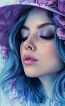 Wochentags Register Violett Dreams A6