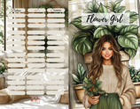 Flower Girl A7 2er Klappkarte