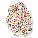 Schal M&K Collection Cartoon Cats bunt