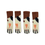 Stuhlsocken - braun gescheckt