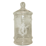 Vorratsglas mit Blumenornament von Clayre & Eef