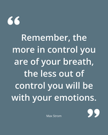 Learn to Breathe, to Heal Yourself and Your Relationships