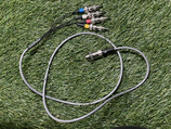 Phonosophie PK2-DB54 5 PIN DIN auf 4 BNC mit vier Adaptern Cinch