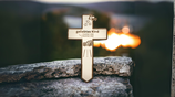 Zarte Erinnerung - Kreuz für Kindergrab und Gedenkecke