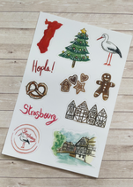 Stickers Voyage Alsace A6