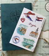 Stickers Voyage Croatie A6