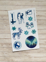 Stickers Voyage Finlande A6