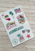 Stickers Voyage USA Los Angeles A6