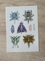planche stickers "le grimoire des fées"