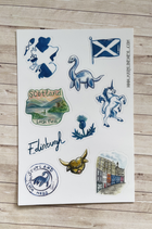 Stickers Voyage Ecosse A6