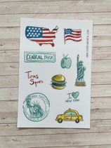 Stickers Voyage USA New York A6