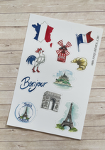 Stickers Voyage France A6