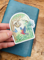 Stickers valise voyage Costa Rica